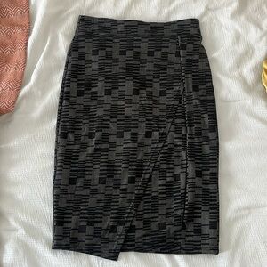Maeve Black Pencil Skirt